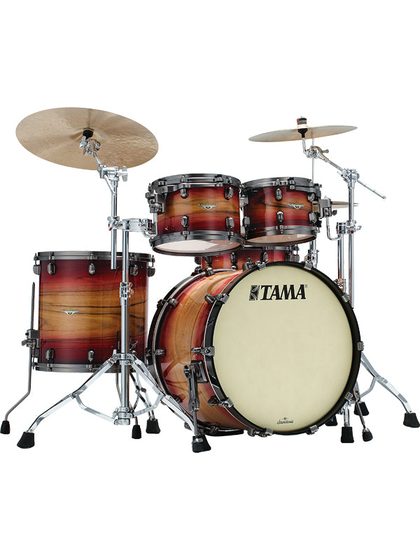 Tama ME42TZBSL Starclassic Maple 22" 6pc Drum Shell Set - Ruby Pacific Walnut Burst