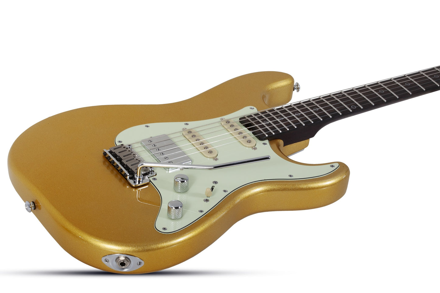 Schecter NICK JOHNSTON TRAD 10TH ANNIVERSARY-HSS Electric Guitar - Atomic Saffron