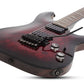 Schecter OMEN ELITE-6 FR Electric Guitar - Black Cherry Burst