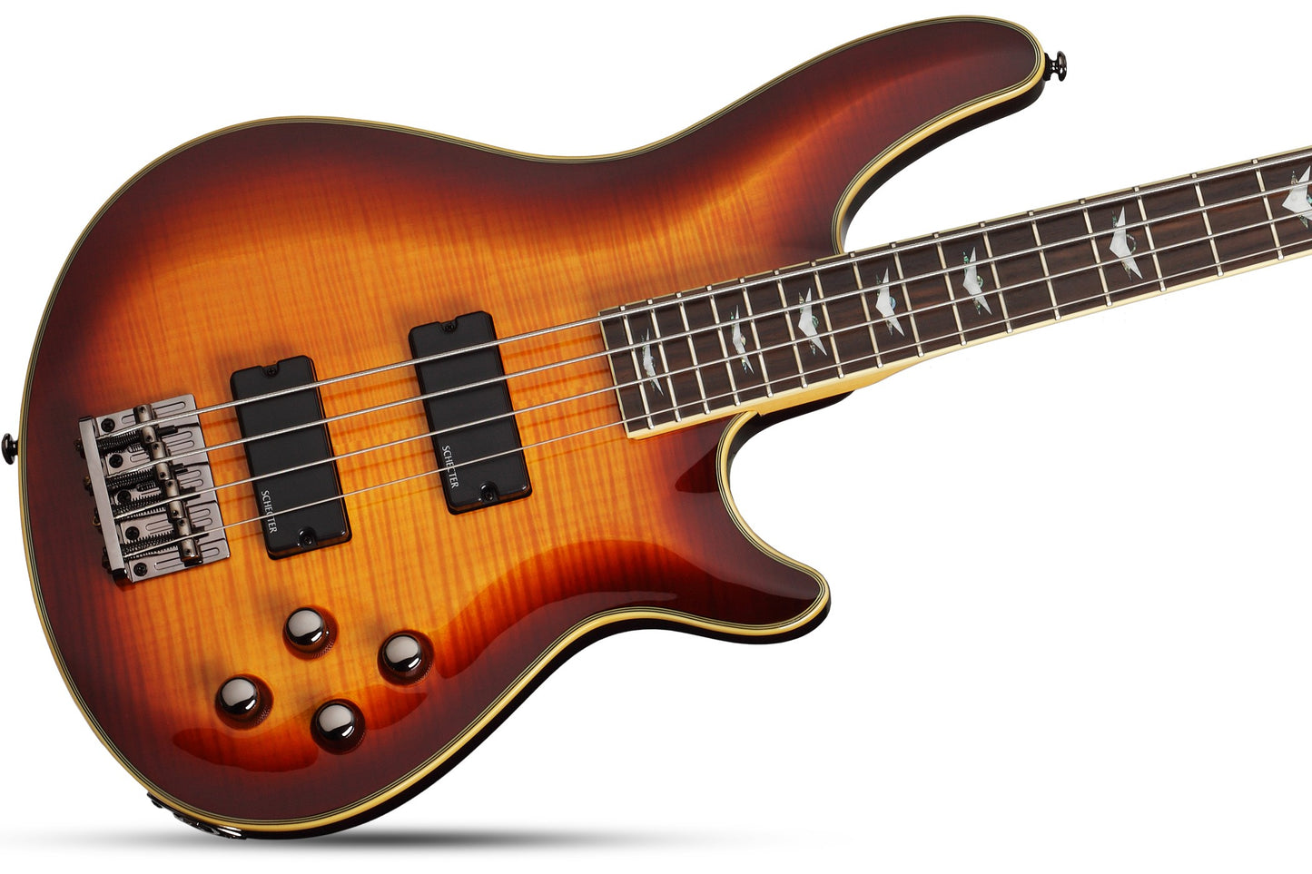 Schecter OMEN EXTREME-4 Electric Bass Guitar - Vintage Sunburst