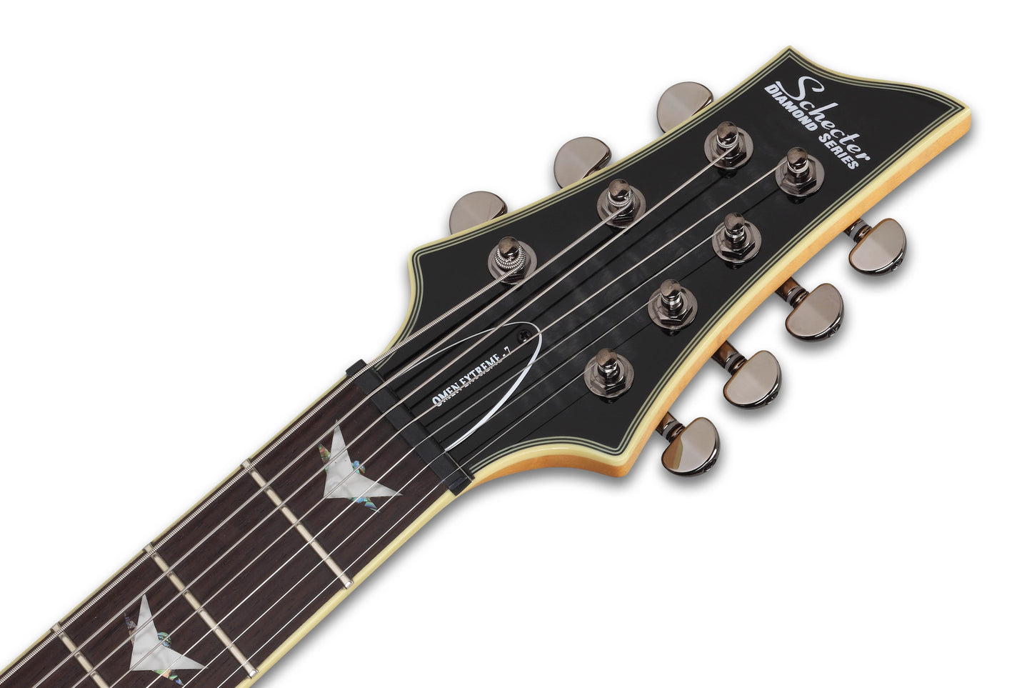 Schecter OMEN EXTREME-7 Electric Guitar - See-Thru Black (STBLK)