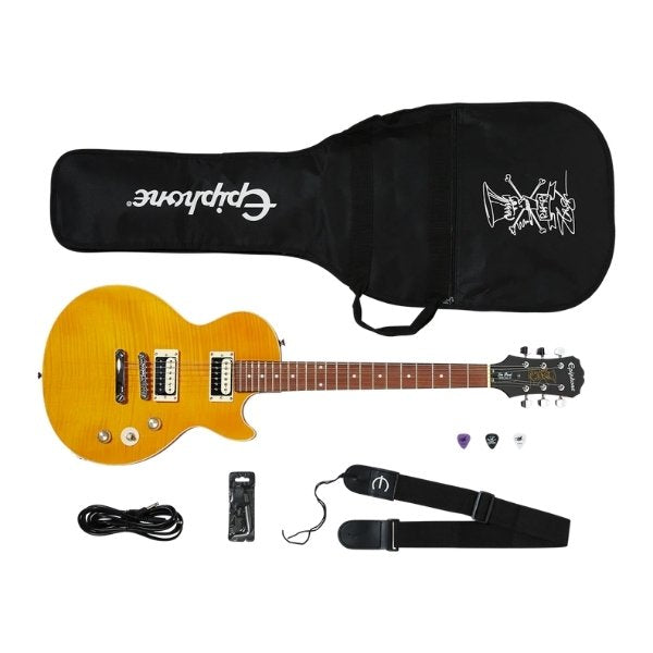 Epiphone PPGS-ENA2AANH3-EU Slash Appetite Les Paul Special-II Performance Pack 120V - Appetite Amber
