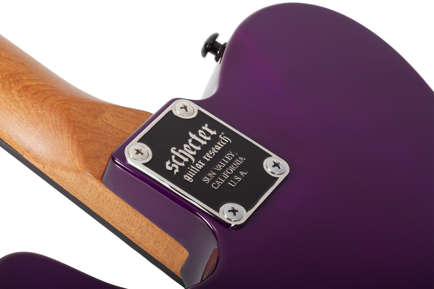 Schecter Standard Series PT STANDARD Electric Guitar - Purple Burst Burl