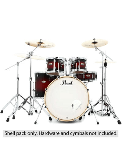 Pearl Decade Maple DMP925SP/C 5-piece Shell Pack with Snare Drum - Gloss Deep Red Burst