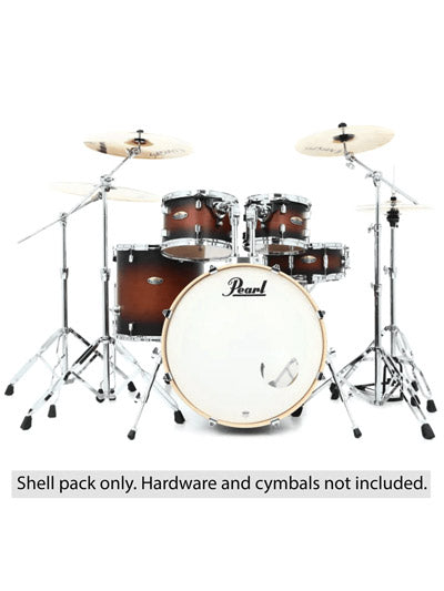 Pearl Decade Maple DMP925SP/C 5-piece Shell Pack with Snare Drum - Satin Brown Burst