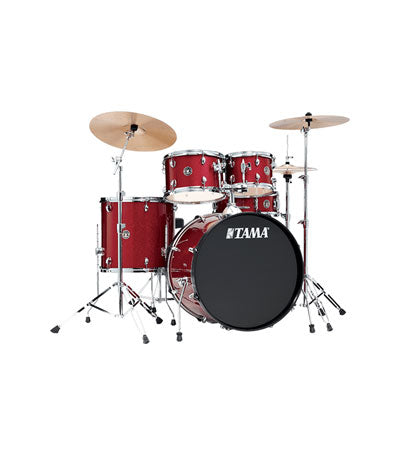 Tama RM52KH5-CPM Rhythm Mate 22" 5pc Drum Set With Hardware & Throne & Pluto Cymbals - Candy Apple Mist