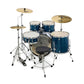 Tama RM52KH5-HLB Rhythm Mate 22" 5pc Drum Set With Hardware & Throne & Pluto Cymbals - Hairline Blue