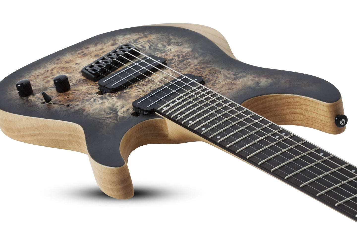 Schecter REAPER-7 MULTI-SCALE Electric Guitar - Charcoal Burst