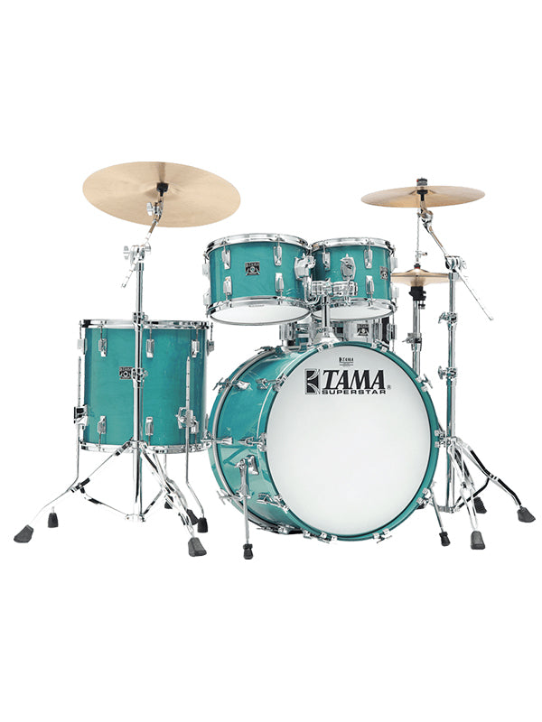 Tama SU42RS-AQM 50th Limited Superstar Reissue 4Pc Drum Shell Set - Aqua Marine