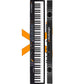 Studiologic Numa Compact 2x 88-key Semi-Weighted Aftertouch Keyboard With Carrying Case