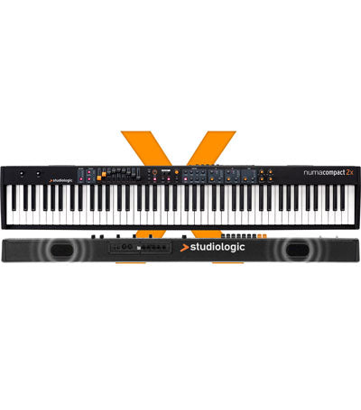 Studiologic Numa Compact 2x 88-key Semi-Weighted Aftertouch Keyboard With Carrying Case