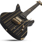 Schecter SYNYSTER GATES CUSTOM-S Electric Guitar - Gloss Black with Gold Pinstripes