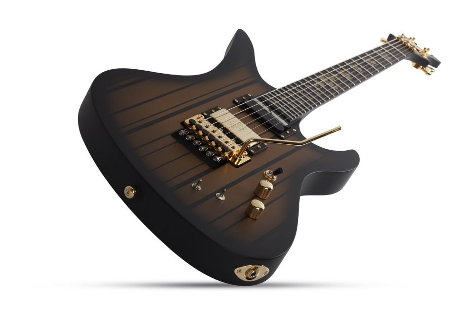 Schecter SYNYSTER GATES CUSTOM-S Electric Guitar - Satin Gold Burst (SGB)