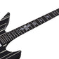 Schecter SYNYSTER CUSTOM Electric Guitar - Gloss Black with Silver Pinstripes