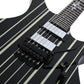 Schecter SYNYSTER CUSTOM Electric Guitar - Gloss Black with Silver Pinstripes