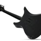Schecter SYNYSTER CUSTOM Electric Guitar - Gloss Black with Silver Pinstripes