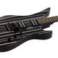Schecter SYNYSTER STANDARD Electric Guitar - Gloss Black with Silver Pinstripes