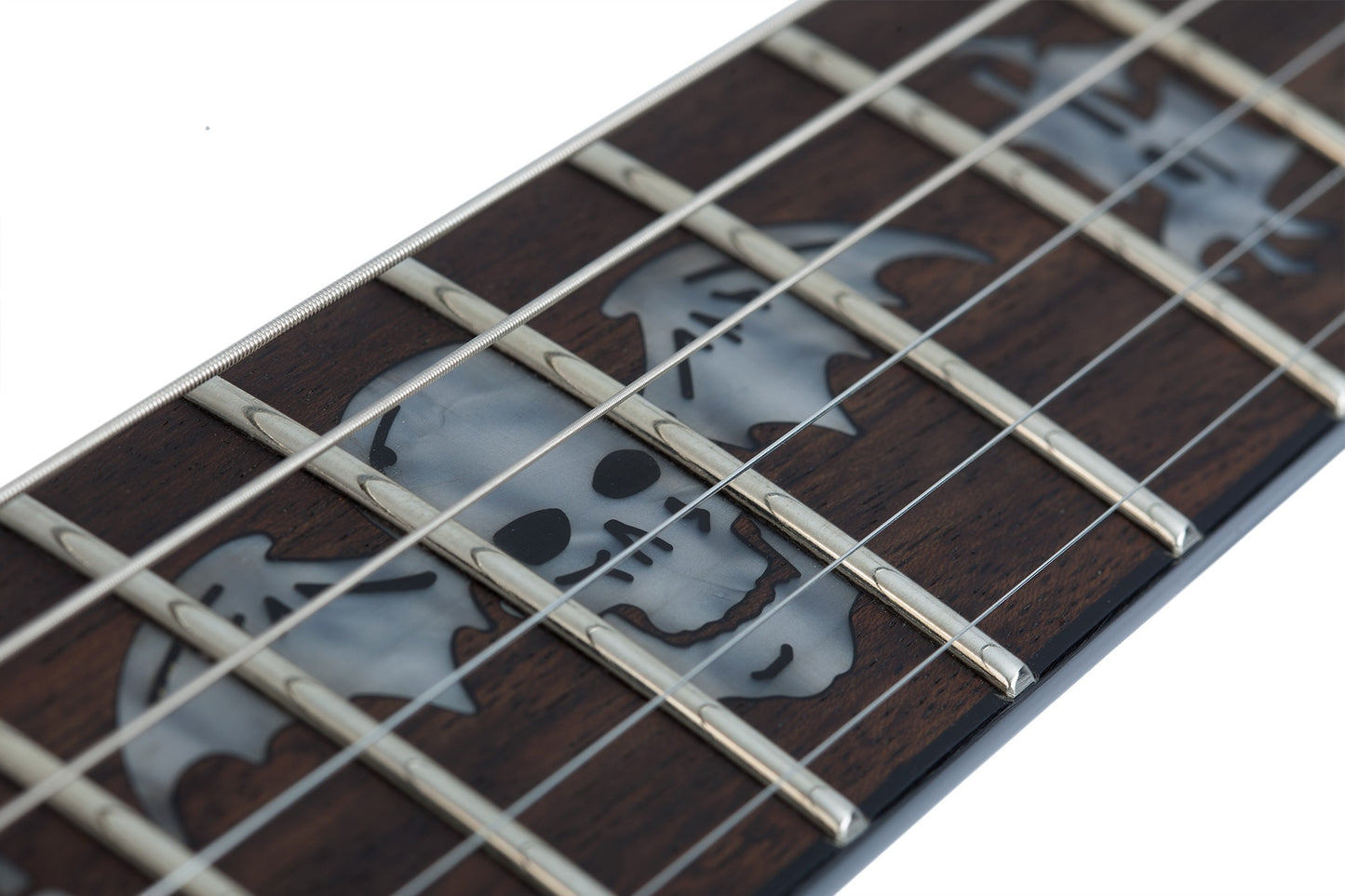 Schecter SYNYSTER STANDARD Electric Guitar - Gloss Black with Silver Pinstripes