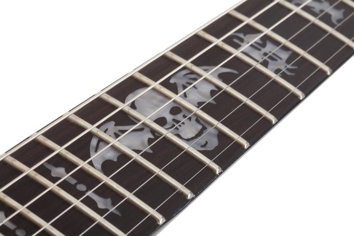 Schecter SYNYSTER STANDARD Electric Guitar - Gloss White with Black Pinstripes