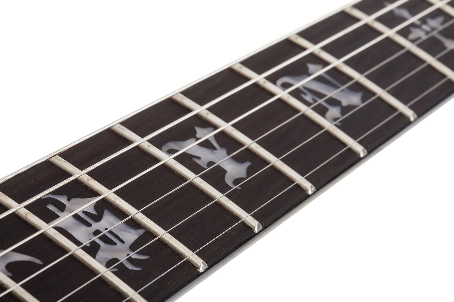 Schecter SYNYSTER STANDARD Electric Guitar - Gloss White with Black Pinstripes