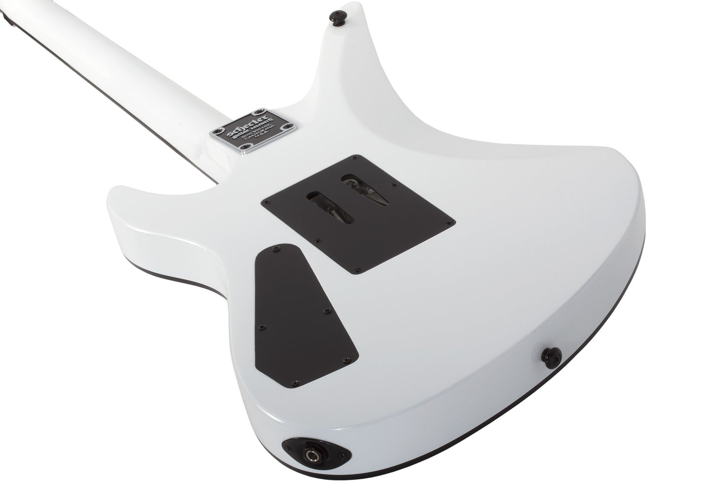 Schecter SYNYSTER STANDARD Electric Guitar - Gloss White with Black Pinstripes