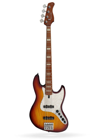 Sire Marcus Miller V8 4 String Electric Bass Guitar |  Swamp Ash Tobacco Sunburst with Bag