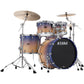 Tama WBS52RZS-SAF + WBSS55-SAF Starclassic Walnut/Birch 22" 6pc Drum Shell Set - Satin Purple Atmosphere Fade