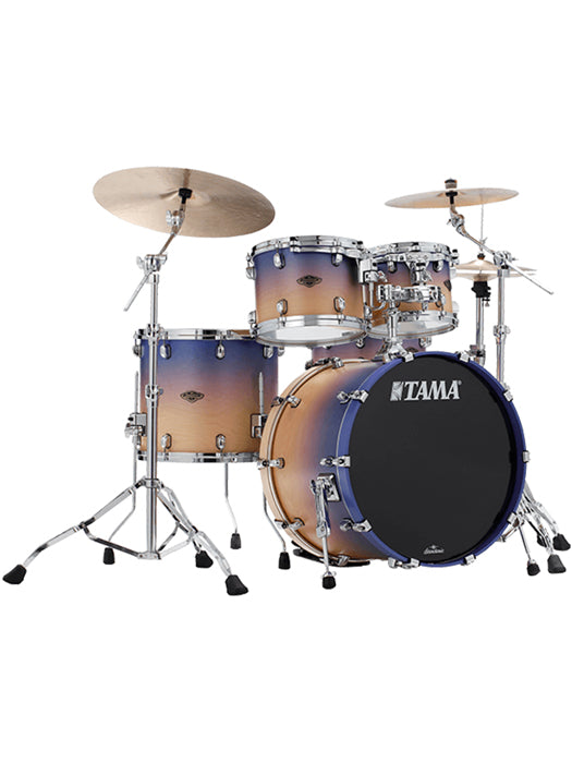 Tama WBS52RZS-SAF + WBSS55-SAF Starclassic Walnut/Birch 22" 6pc Drum Shell Set - Satin Purple Atmosphere Fade