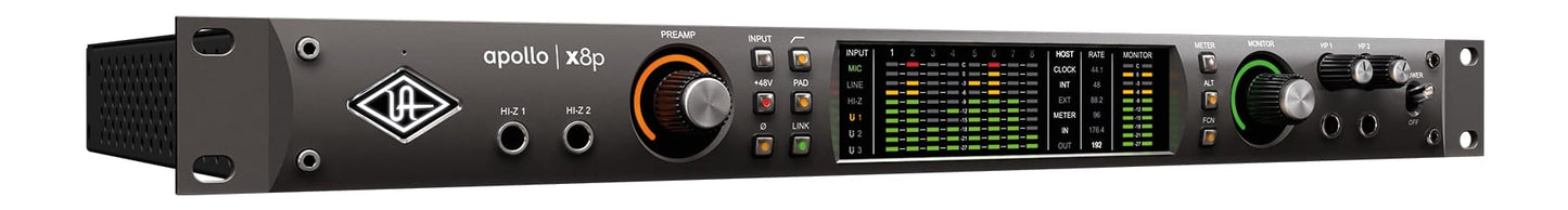 Universal Audio Apollo x8p Heritage Edition 16 x 22 Thunderbolt 3 Audio Interface with UAD DSP