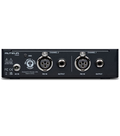 Black Lion Audio Auteur MKII – Two Channel Mic Pre