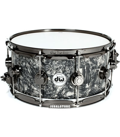 DW DRFP5SA-BN Collector's Series FinishPly Shell Pack - 5-pc - Silver Abalone