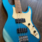 Soloking MJ-1 Roasted Maple Neck Bass Guitar - Lake Placid Blue
