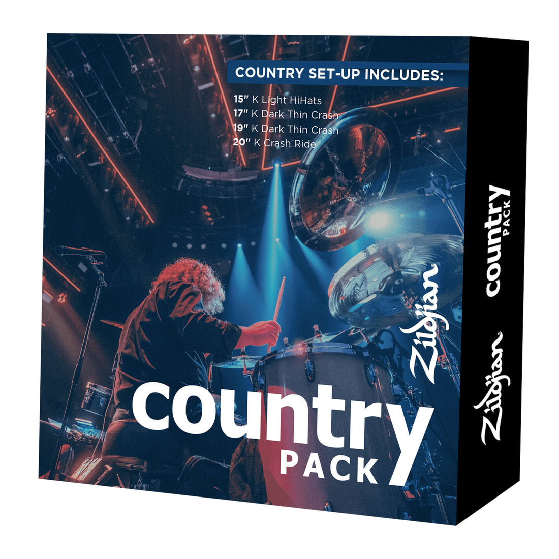 K K0801C Zildjian Country Cymbal Pack