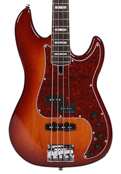 Sire Marcus Miller P7 2nd Generation 4 String Electric Bass Guitar | Alder Tobacco Sunburst
