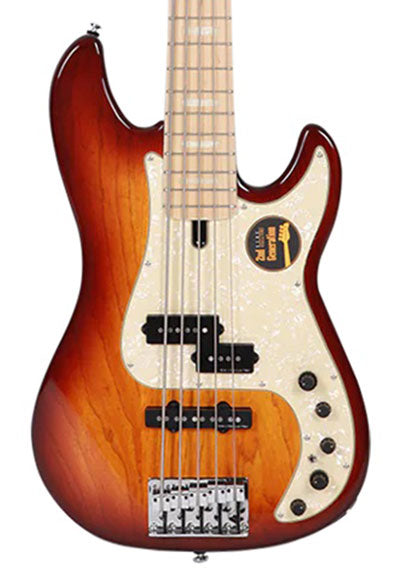 Sire Marcus Miller P7 2nd Generation 5 String Electric Bass Guitar | Swamp Ash Tobacco Sunburst
