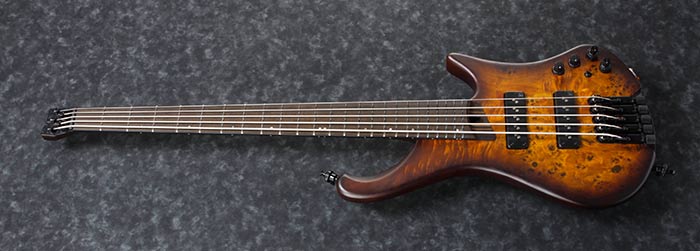 Ibanez Bass Workshop EHB1505 5 String Bass Guitar With Bag - Dragon Eye Burst Flat