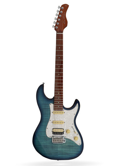 Sire Larry Carlton S7 FM Electric Guitar Transparent Blue