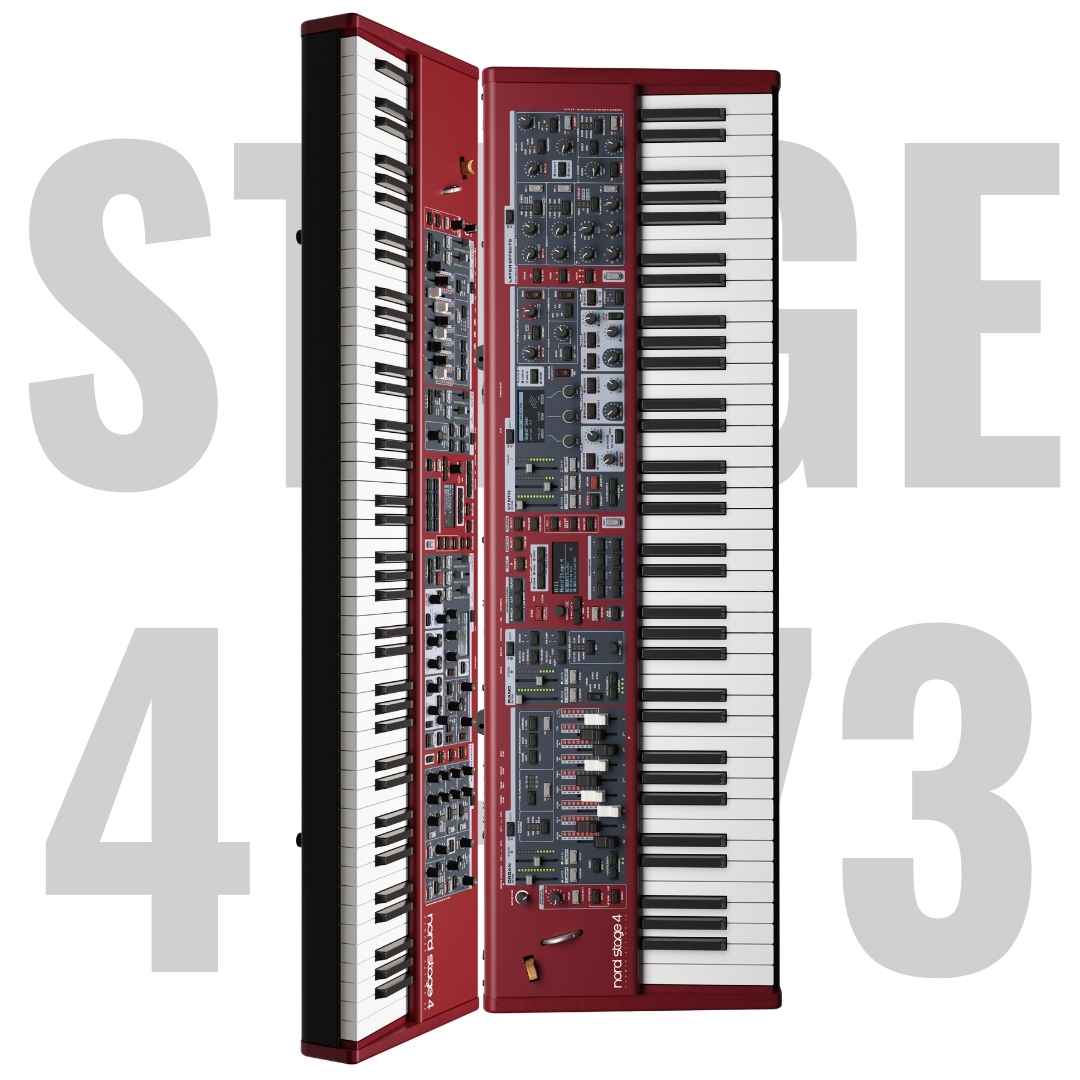Nord Stage 4 88 - 73 - Compact Note Fully Weighted Triple Sensor Keybed