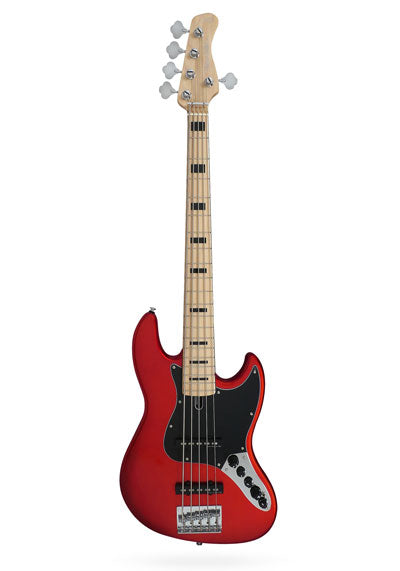 Sire Marcus Miller V7 Vintage 2nd Generation 5 String Electric Bass Guitar | Alder Bright Metallic Red