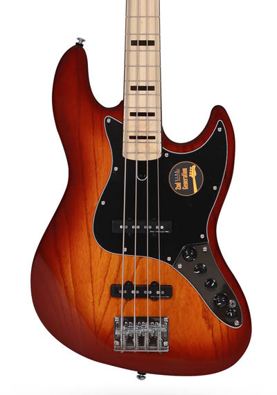 Sire Marcus Miller V7 Vintage 2nd Generation 4 String Electric Bass Guitar | Ash Swamp Tobacco Sunburst