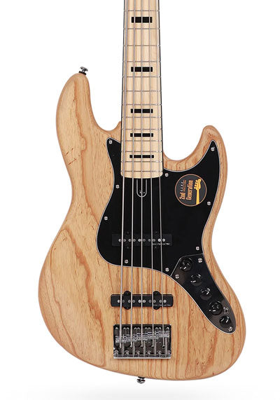 Sire Marcus Miller V7 Vintage 2nd Generation 5 String Electric Bass Guitar | Swamp Ash Natural