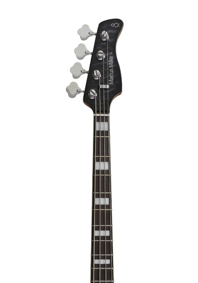 Sire Marcus Miller V9 2nd Generation 5 String Electric Bass Guitar | Swamp Ash Transparent Black