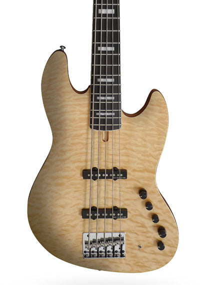 Sire Marcus Miller V9 2nd Generation 5 String Electric Bass Guitar | Swamp Ash Natural