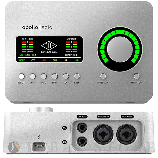 Universal Audio Apollo Solo - Thunderbolt 3 Audio Interface (for