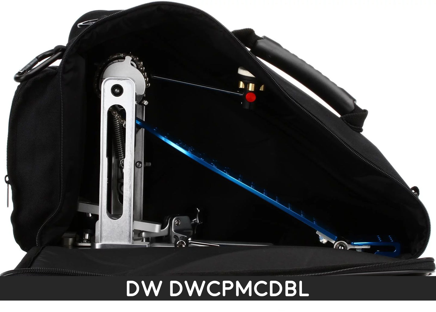 DW DWCPMCDBL MCD Machined Chain Drive Single Bass Drum Pedal - Blue