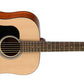 Walden D350L/W 300 Series Left Hand Acoustic Guitar Dreadnought w/Bag - Natural