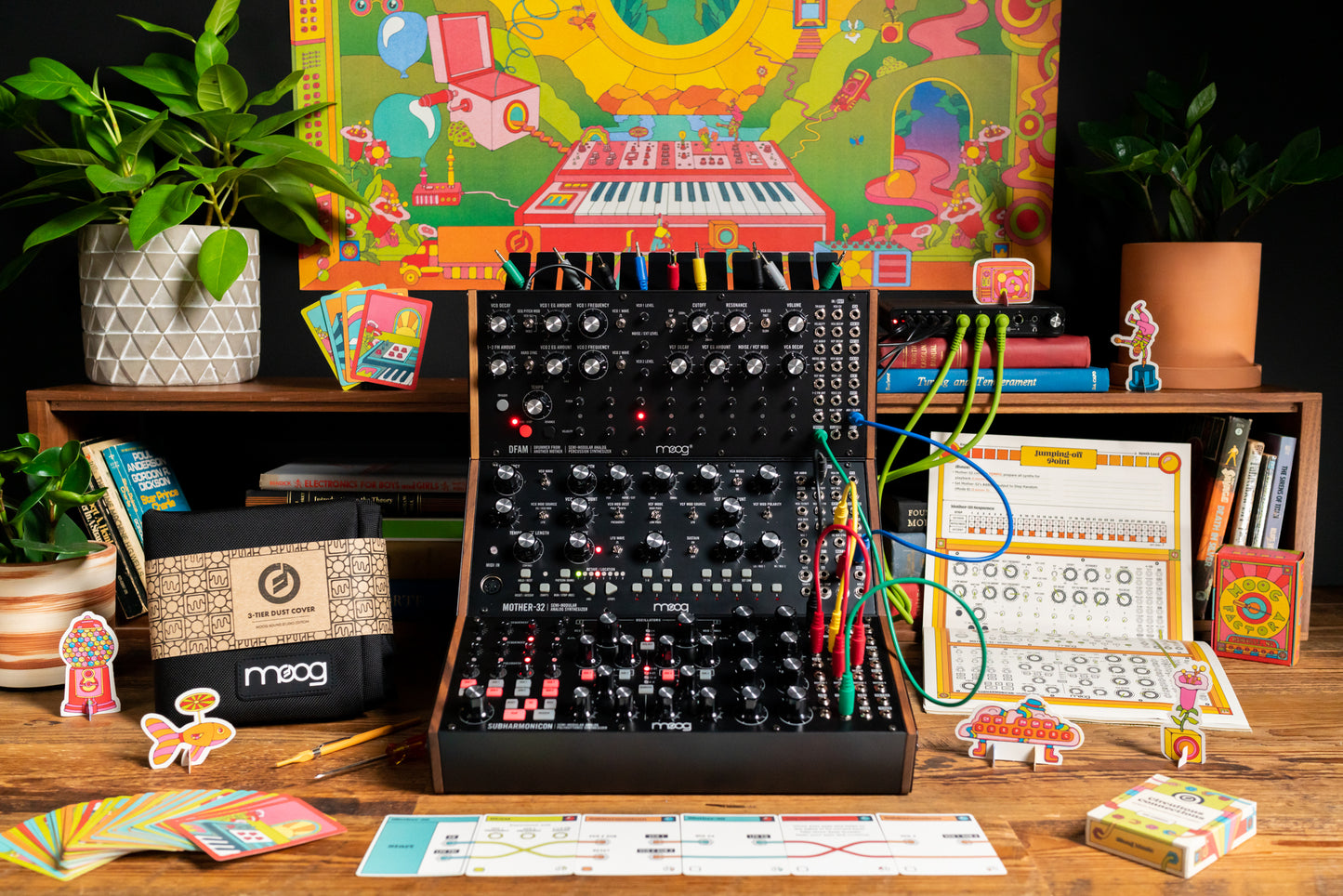 Moog Sound Studio 3: Subharmonicon, DFAM & Mother 32 Complete Analog Synthesis Studio Bundle