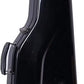 Crossrock Fiberglass Case for Telecaster and Stratocaster Style in Electric Guitars - Black (CRF2020GSTBK)