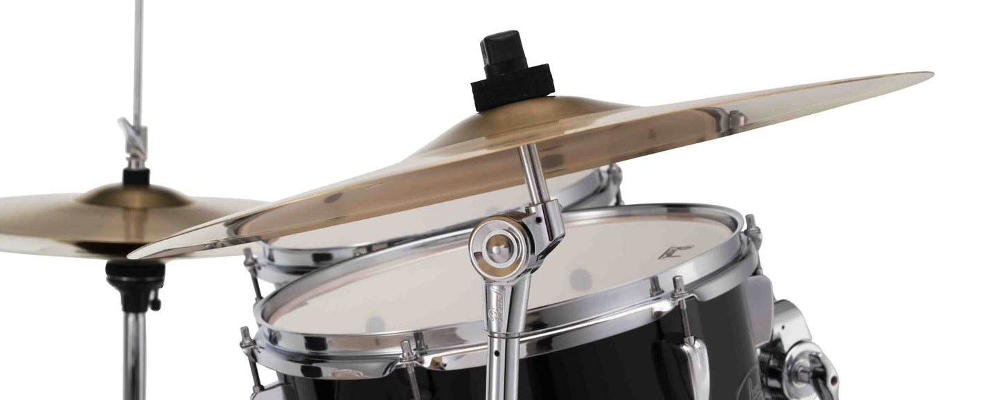 Pearl RS525SC/C Roadshow 5Pcs Drum Set With Hardware & Cymbals - Jet Black
