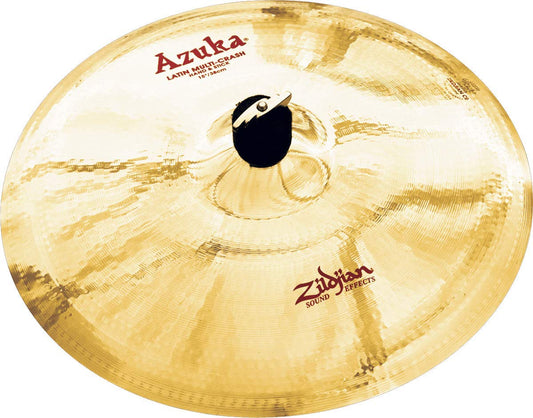 Zildjian A20015 15" Azuka Latin Multi Crash Cymbal Hand & Stick (Golden)